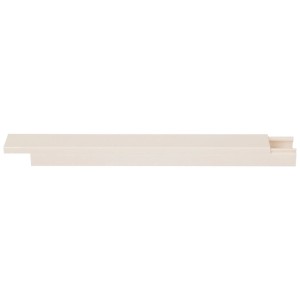 Goulotte de câblage blanche, 25x16 mm, longueur 2 m, pour une gestion facile des câbles.