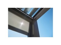 Biohort Sonnenschutzrollo für Pergola dunkelgrau-metallic 3,5 m