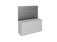 Biohort Sichtschutz DaVinci o. Acrylglas Gr. 1,5 m Dunkelgrau-Metallic