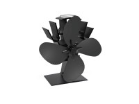 Valo Ofenventilator stehend Schwarz (HxBxT) 18,2 x 18 x 9,5 cm