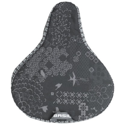 Basil Sattelüberzug Polyester Bohème Charcoal