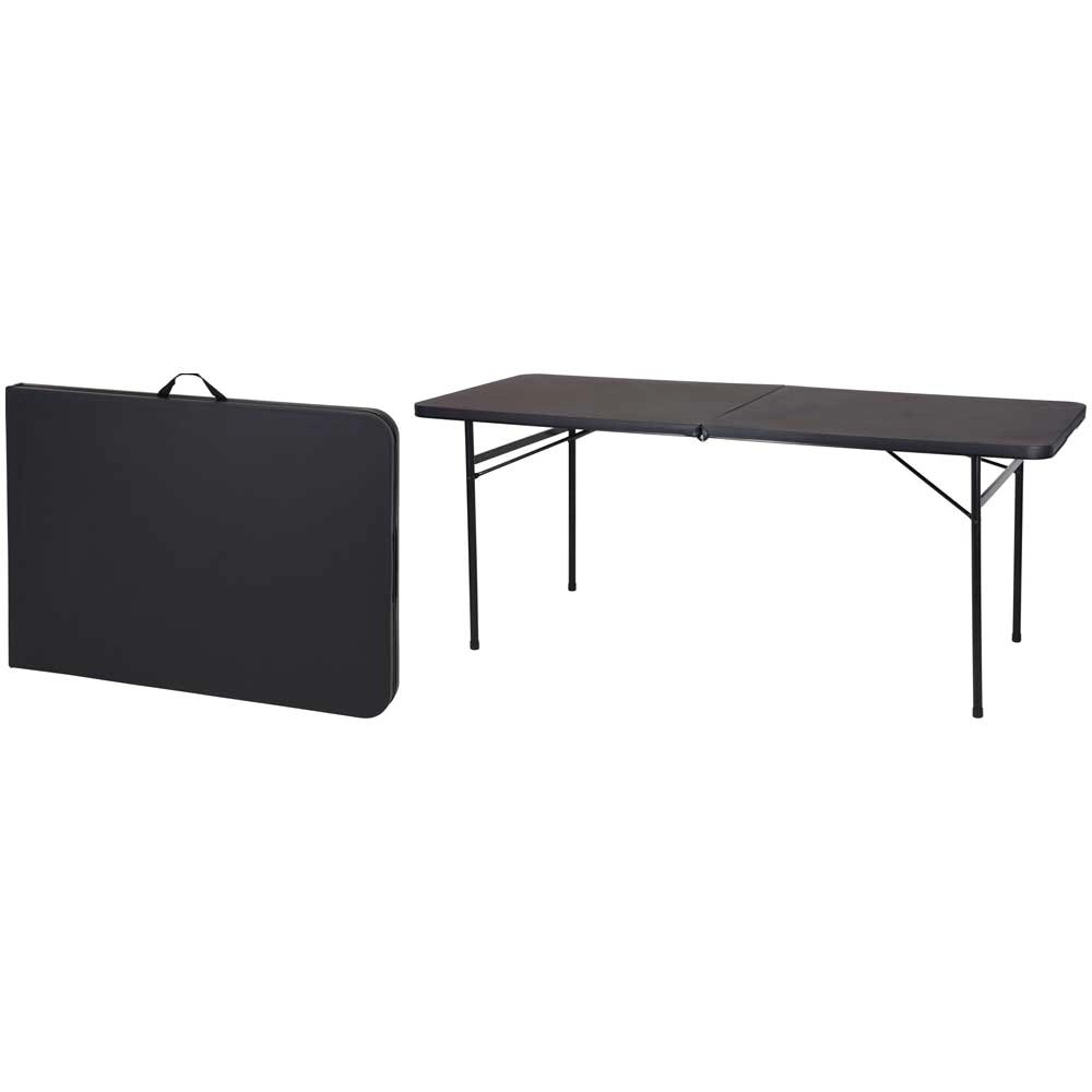 CampingKlapptisch Schwarz Lafuma Mobilier 73 x 182 x 68 cm kaufen bei OBI