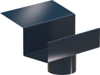 Sarei Ablaufstutzen für SDF Kastenrinne Alu-Anthrazit