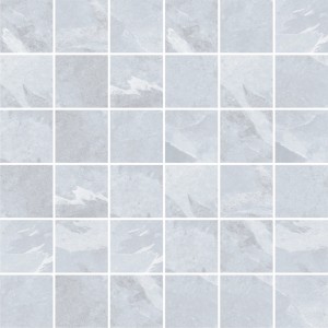 Mosaïque Sondrio Grigio gris clair mat aspect pierre, 30x30 cm.