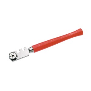 Coupe-verre LUX Classic avec manche rouge, adapté pour le verre jusqu'à 10 mm d'épaisseur.