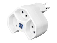 Mehrfachadapter Manta 3 x T13 drehbar 320° Weiss Mehrfachadapter Manta 3 x T13 drehbar 320° Weiss