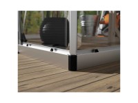 Gewächshaus Hybrid Silber (HxBxT) 208 x 185 x 186 cm