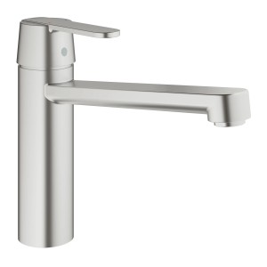 Mitigeur d'évier Grohe Get chromé, DN 15, avec bec pivotant.