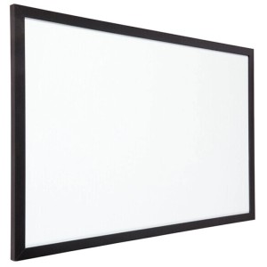 Moderne schwarze Magnettafel 40x60 cm, weiß, rechteckig, zur Befestigung von Notizen und Beschriftung.