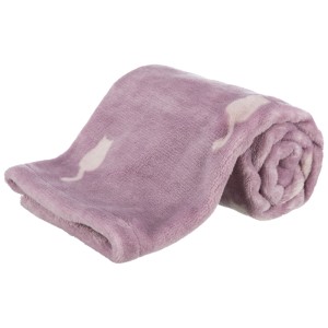 Couverture Trixie Lilly, 70x50 cm, polyester, pour chiens et chats, couleur baie-blanc.