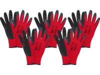 Arbeitshandschuhe Latex Rot Gr. 10 / 5er-Pack Arbeitshandschuhe Latex Rot Gr. 10 / 5er-Pack