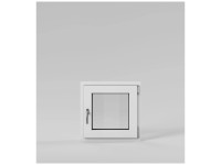 Roro Dreh-Kippfenster Standard Weiss/Weiss DIN rechts 60 x60 cm