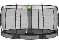 Exit Trampoline enterré Allure Premium Noir Ø 427 cm