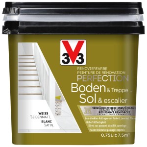 Bodenfarbe Reno Perfektion Weiss 750 ml
