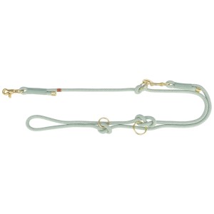 Trixie Guinzaglio Estensibile Soft Rope Salvia-Menta, 2 m, guinzaglio regolabile per cani con moschettoni.