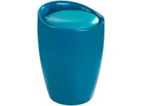 Wäschesammler und Badhocker Candy Petrol