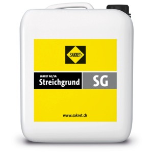 Tanica di Sakret Streichgrund: primer e promotore di adesione per intonaco.