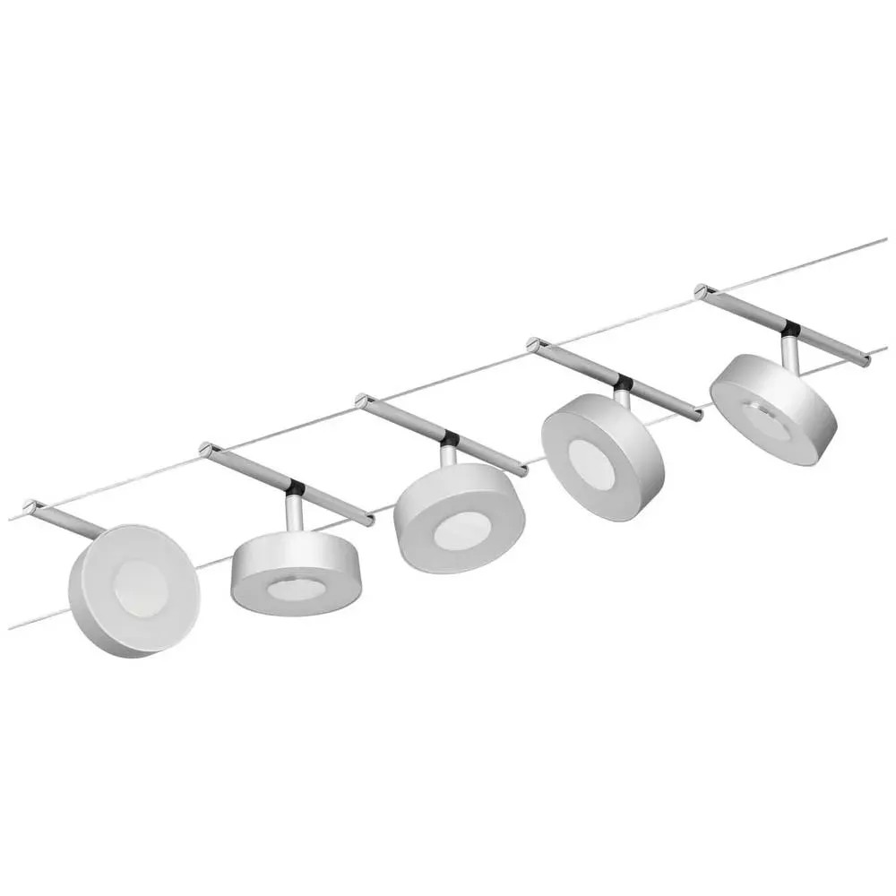 Paulmann 94153 Seilsystem Cardan Set - 5m Komplettset in Chrome mit 8