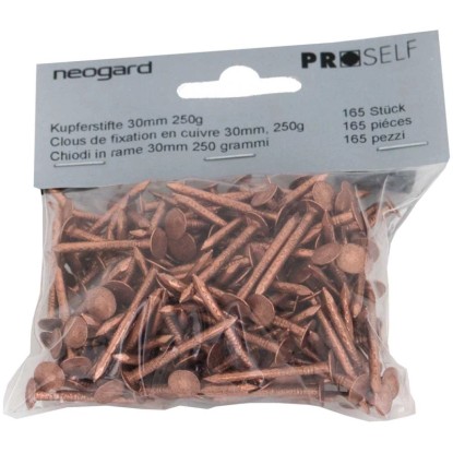 Kupferstifte 30 mm / 165 Stk.