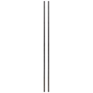 Tiges de sécurité Nouvel pour paravents, acier anthracite, lot de 2 pour fixation clôtures.