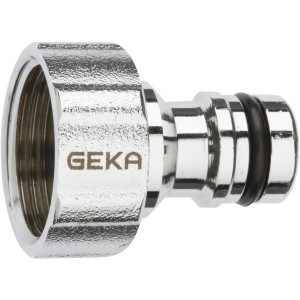 Geka plus raccordo per rubinetto, 1/2 pollice, per tubi da giardino e sistemi di irrigazione.