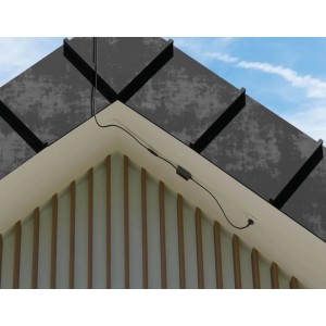 Alimentation Segway pour antenne XSerie, 2 m, noir. Accessoire pour tondeuse à gazon.