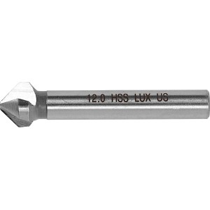 LUX Senker Comfort Ø 12 mm en acier HSS pour un fraisage et un ébavurage précis.