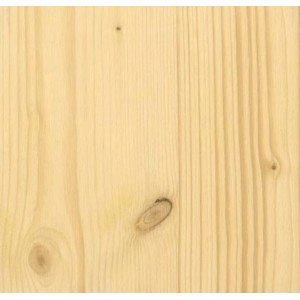 Superficie in legno chiaro trattata con OBI UV-Schutzlasur Premium Natur, venatura visibile.