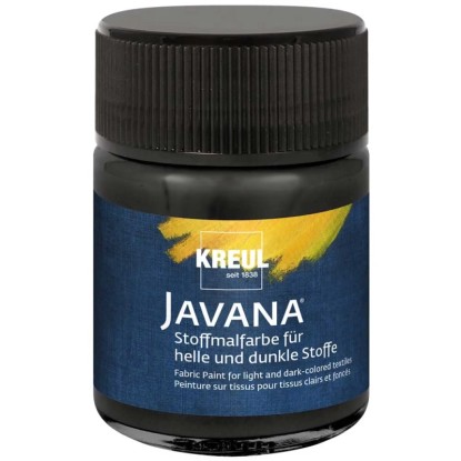 Kreul Javana Stoffmalfarbe Schwarz 50 ml