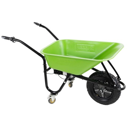 Zipper Elektrische Schubkarre ZI-EWB500LI Grün 75 l / 150 kg