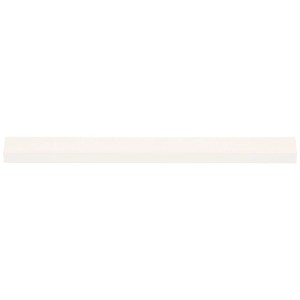 Goulotte de câblage blanche, 16x10 mm, longueur 2 m, avec couvercle à charnière.