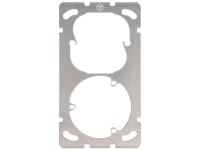 Befestigungsplatte für Steckdose EdizioDue Feller 2-fach