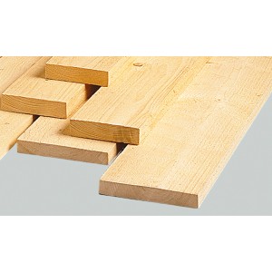 Sägeraues Schalbrett aus Fichte/Tanne, 23x100x3000 mm, ideal für den Rohbau und Schalungsarbeiten.