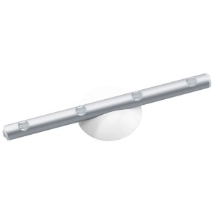 Osram LED Ledstixx S, corpo in alluminio argentato, luce notturna con luce bianca fredda.