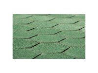 Bitumen-Dachschindeln Biberschwanz Grün