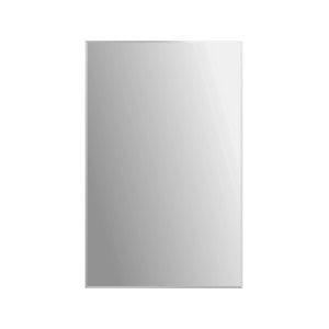 Specchio rettangolare con cristalli sfaccettati Gennil, 70x110 cm, per bagno o WC.