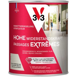 Barattolo di sigillante per parquet Patina Grey, adatto per rivestimenti per pavimenti in legno interni.