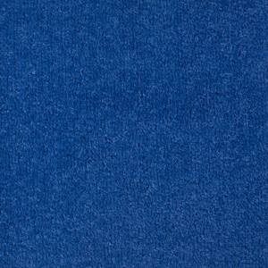 Moquette bleue Denver au mètre, largeur 400 cm.
