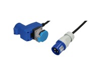 maxCamp Prolunga CEE H07RN-F3G1.5 Nero 3 poli / lunghezza 1,5 m