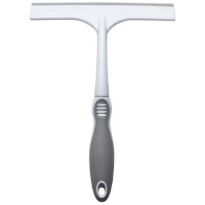 Diaqua tergivetro doccia Smart, bianco-grigio, con Tesa Powerstrips per bagno e doccia.