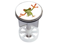 Excenterstopfen mit Dekor Frosch Ø 38 - 40 mm