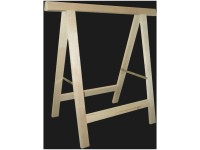 Arbeitsbock Buche klappbar 75 x 75 cm