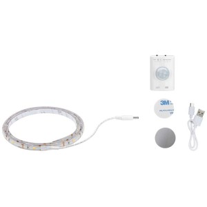 Striscia LED Paulmann con sensore di movimento e accessori per accenti di luce flessibili.