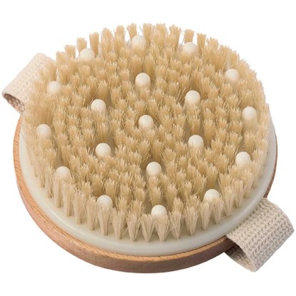 Ponik‘s Haarbürste Aus Wildschweinborsten – 22 X 7 Cm, Mit Nylon-Massagestiften, Antistatisch, Schwarz
