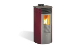Ecofox Pelletofen rund 12 Bordeaux