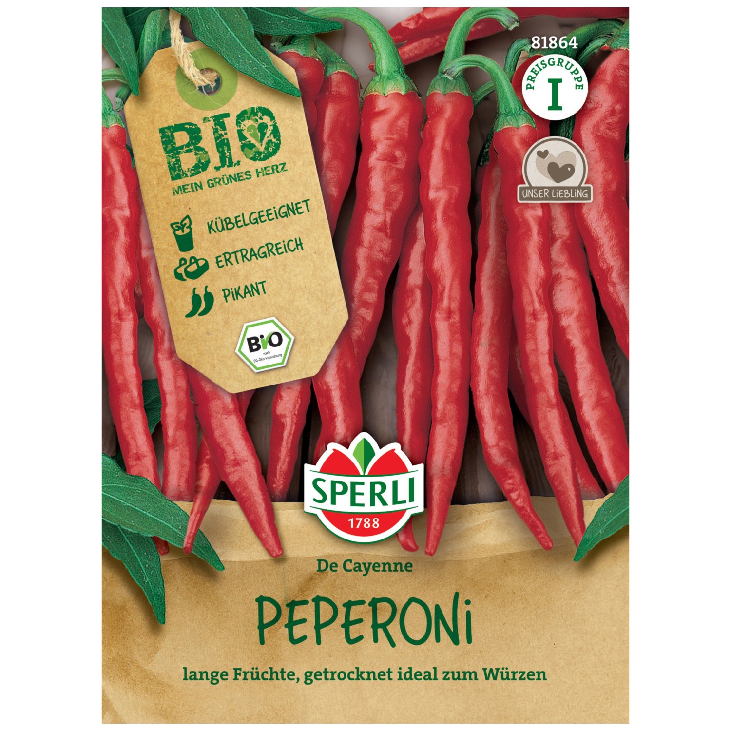 Sperli Saatgut Peperoni De Cayenne Bio 30 Pflanzen kaufen bei OBI