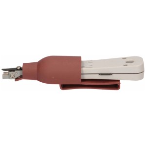 Outil d'insertion Schwaiger LSA Plus avec étui de ceinture pour la technologie réseau.