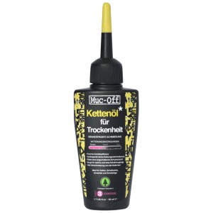 Muc-Off Kettenöl für Trockenheit, 50ml Flasche. Fahrradpflege für trockene Bedingungen.