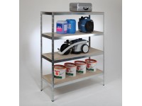 Steck-Schwerlastregal verzinkt 200 x 200 x 60 cm