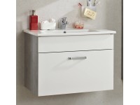Pelipal Waschtisch-Unterschrank 913 Weiss / Betonoptik (HxB) 55 x 72 cm